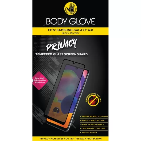 Galaxy A31 Tempered Glass Body Glove Privacy Screen Protector