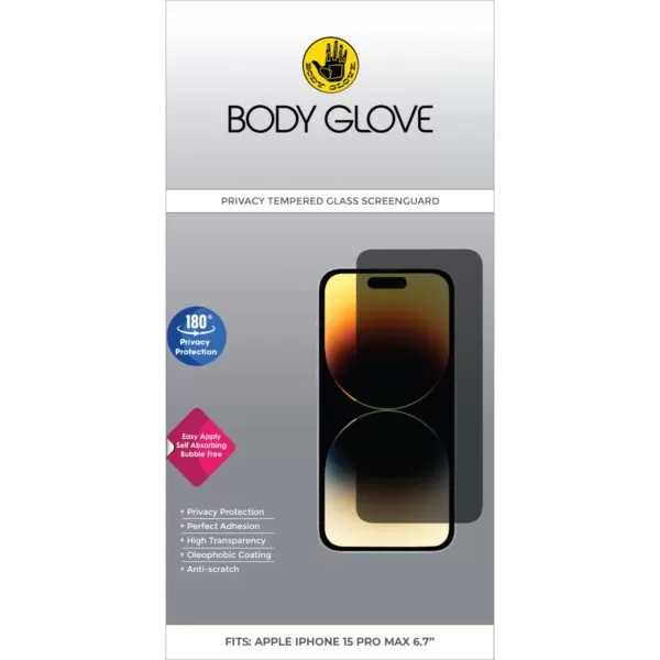 iPhone 15 Pro Max Body Glove Privacy Screen Protector