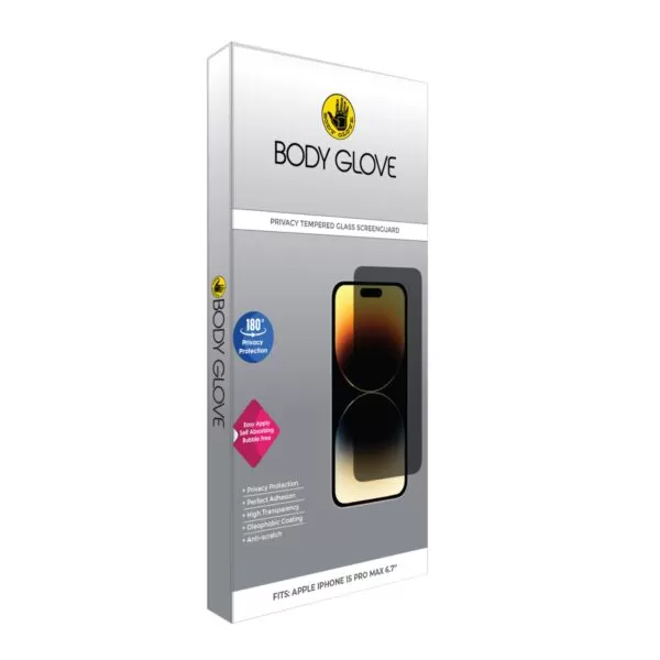 iPhone 15 Pro Max Body Glove Privacy Screen Protector - Image 3