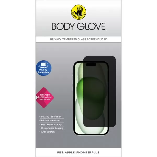 iPhone 15 Plus Body Glove Privacy Screen Protector