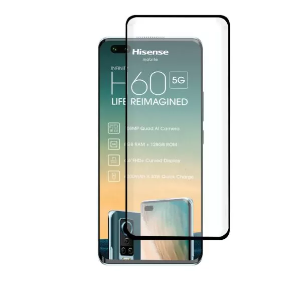 Hisense H60 5G Clear Body Glove 3D Tempered Glass Screen Protector