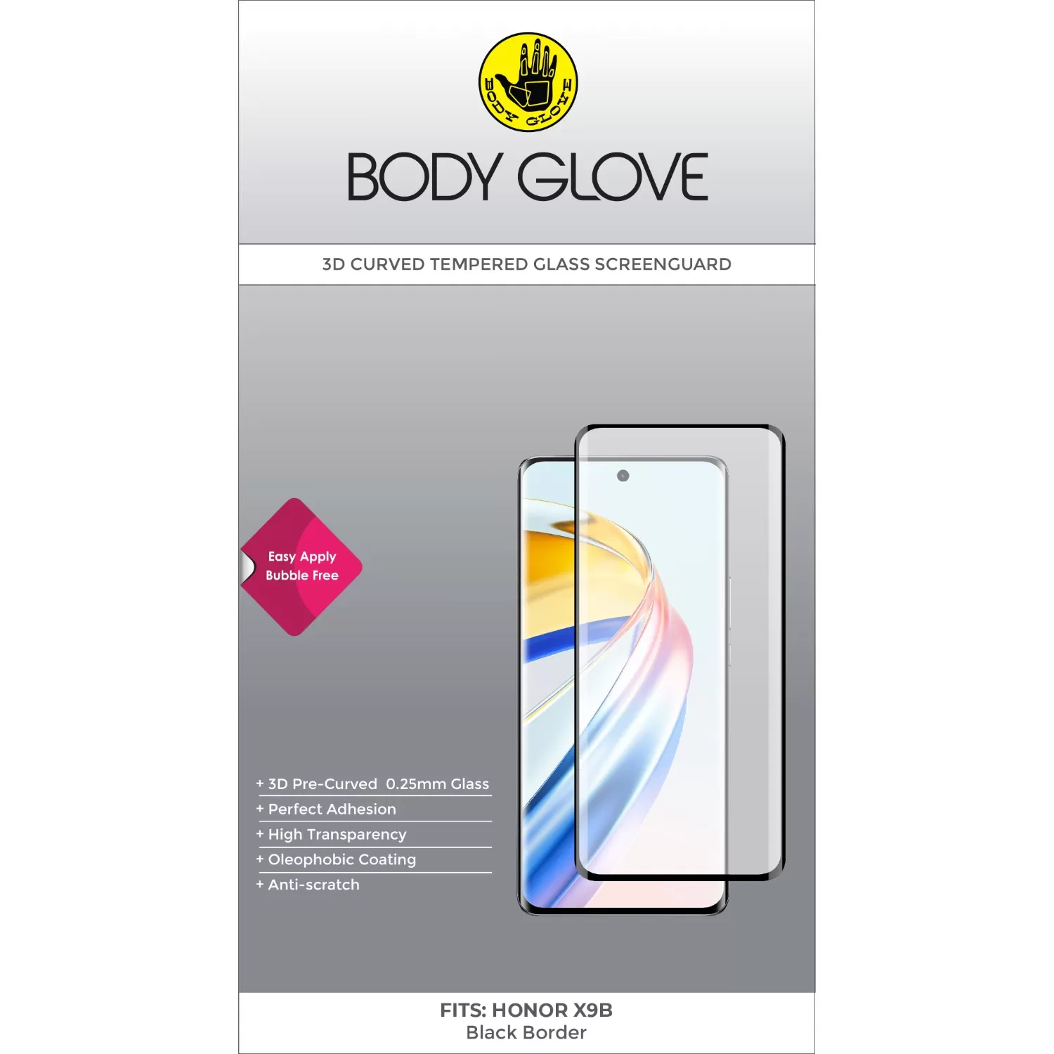 Honor X9b Body Glove Screen Protector - Black Border
