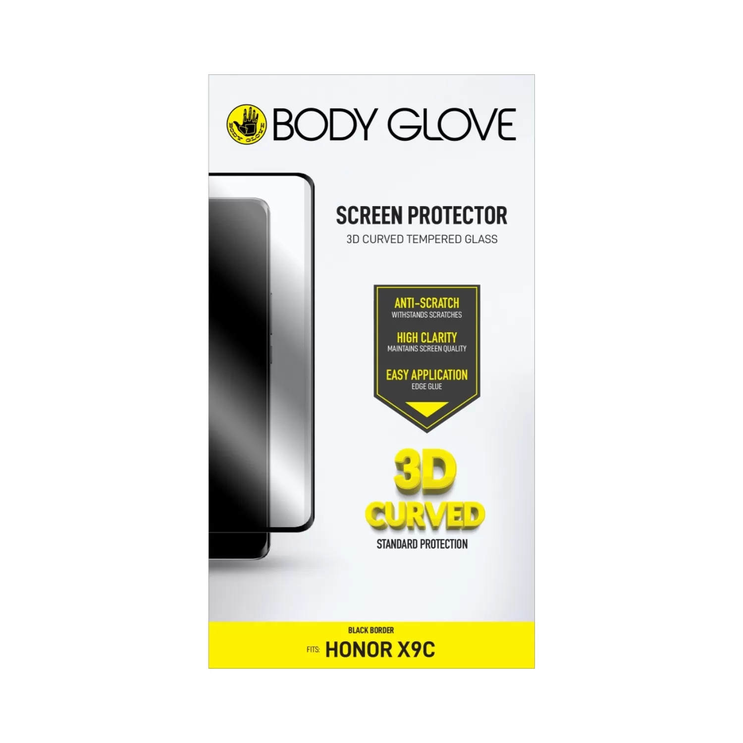 Honor X9c Body Glove Screen Protector - Black Border