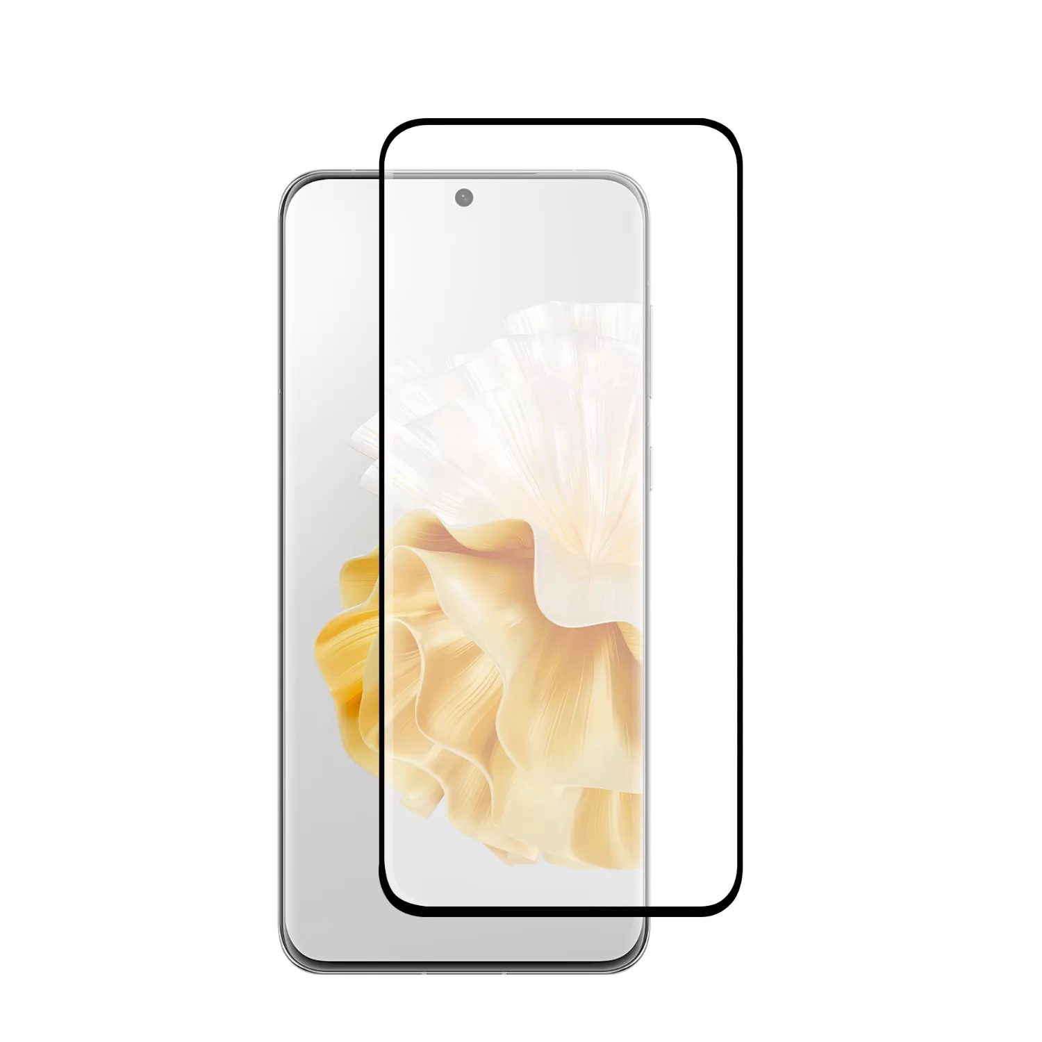 Hauwei P60 Pro Body Glove Screen Protector - Black Border - Image 2