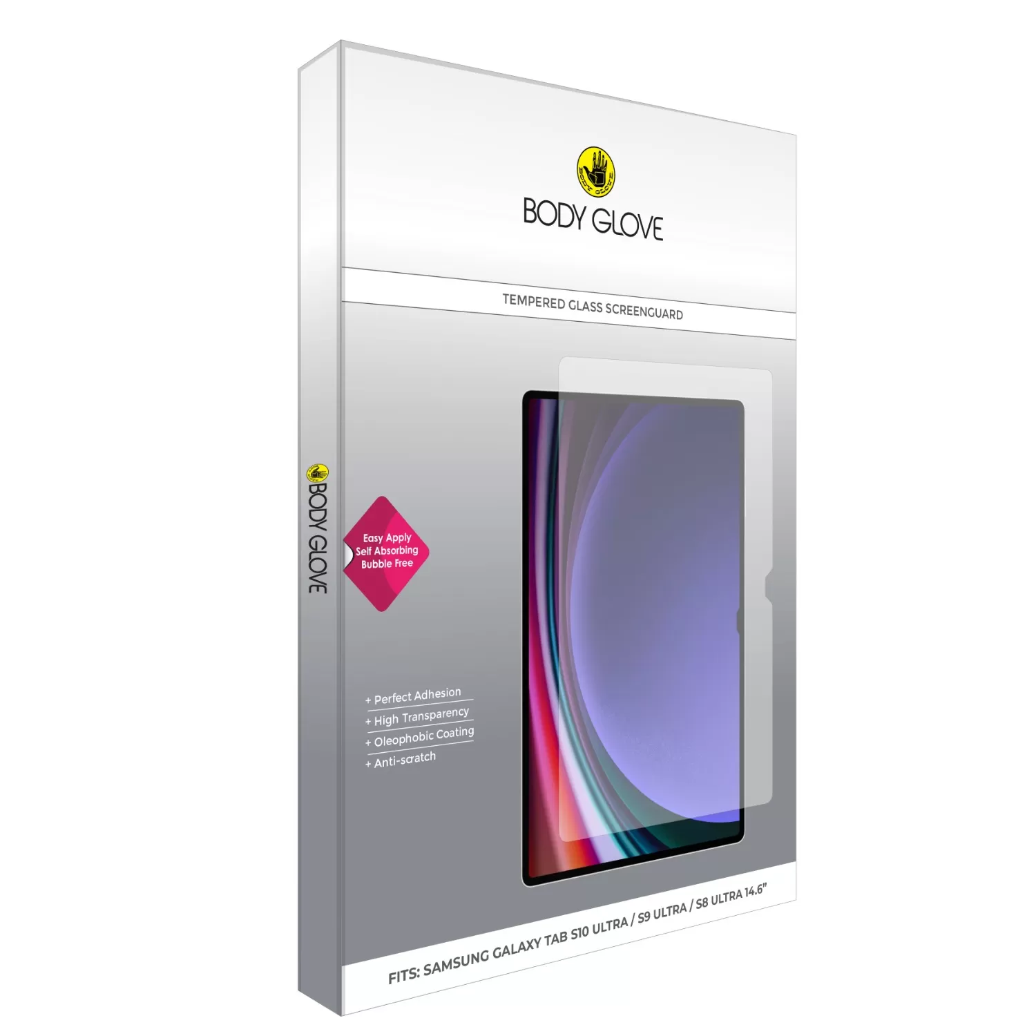 Samsung Galaxy Tab S9 Ultra / Tab S8 Ultra Screen Protector - Body Glove - Image 4