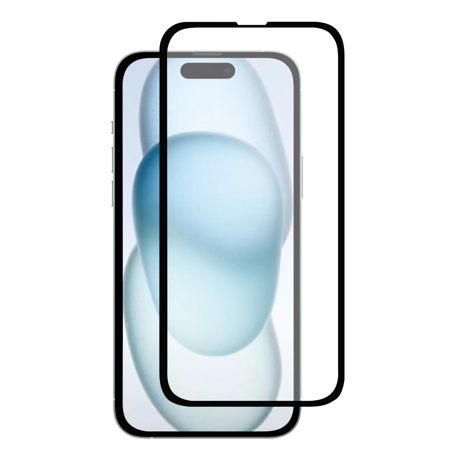 Apple iPhone 15 Body Glove Ultra Screen Protector - Black Border - Image 2