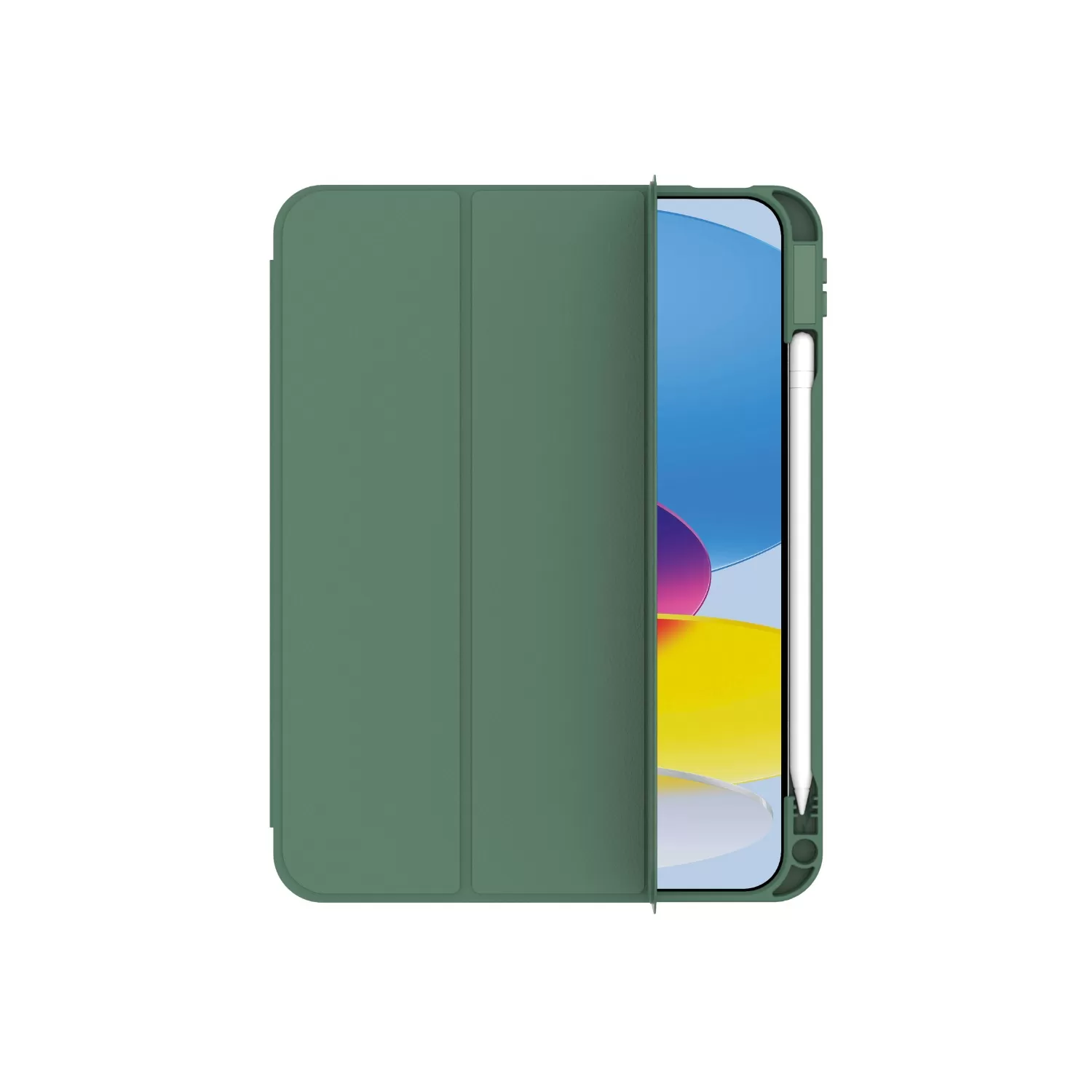 Apple iPad (2025) / iPad (2022) Body Glove Slim Shield Cover – Olive - Image 2