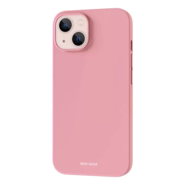 Apple iPhone 14 Pink Body Glove Silk Magnetic Cell Phone Case