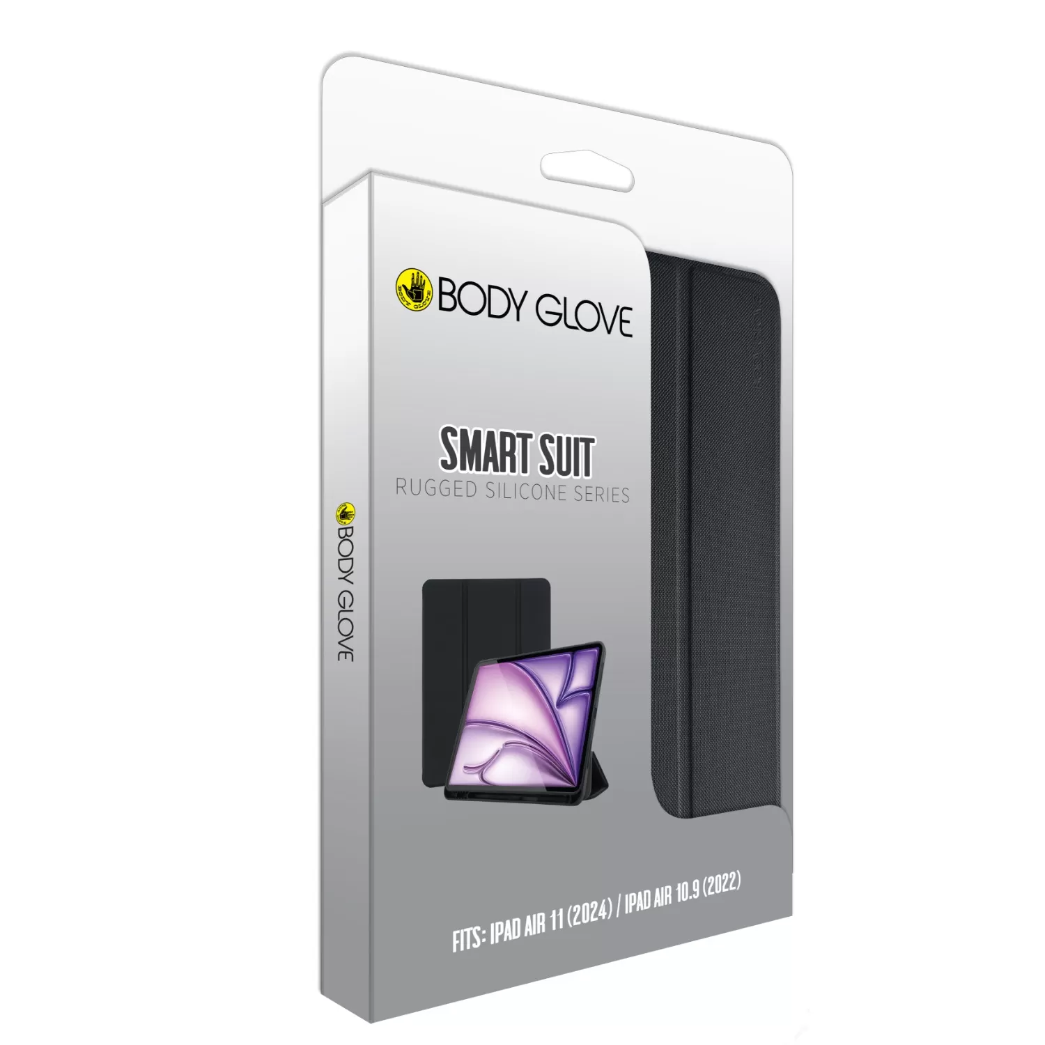 Apple iPad Air 5 (2022) Body Glove Silicone Smartsuit Case – Black - Image 5