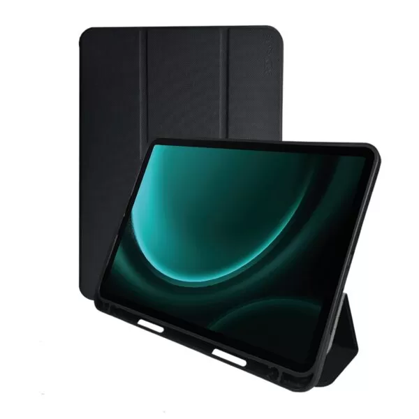 Samsung Galaxy Tab S9 Samsung Galaxy Tab S9 FE Case - Body Glove Silicone Smartsuit Cover - Black - Image 6