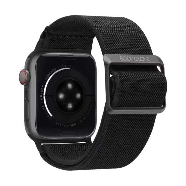 Apple Series 7 and 8 44 | 45 | 49mm Black Body Glove Nylon Watch Strap - Image 2