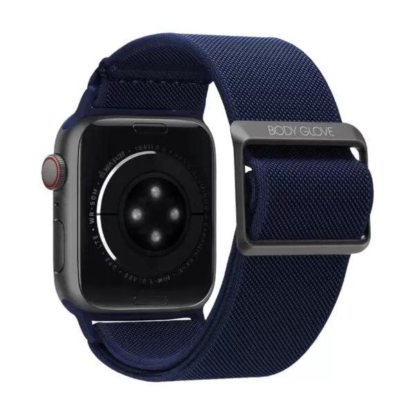 Apple Series 7 and 8 44 | 45 | 49mm Navy Body Glove Nylon Watch Strap - Image 2