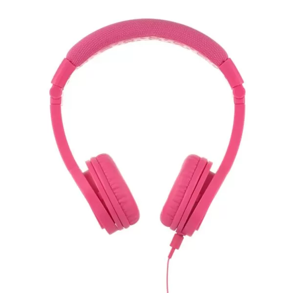 Kids BuddyPhones Headphones – Explore+ Wired Aux Pink