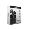 Burtone Metal Series Wireless Earbuds – Black - Image 4