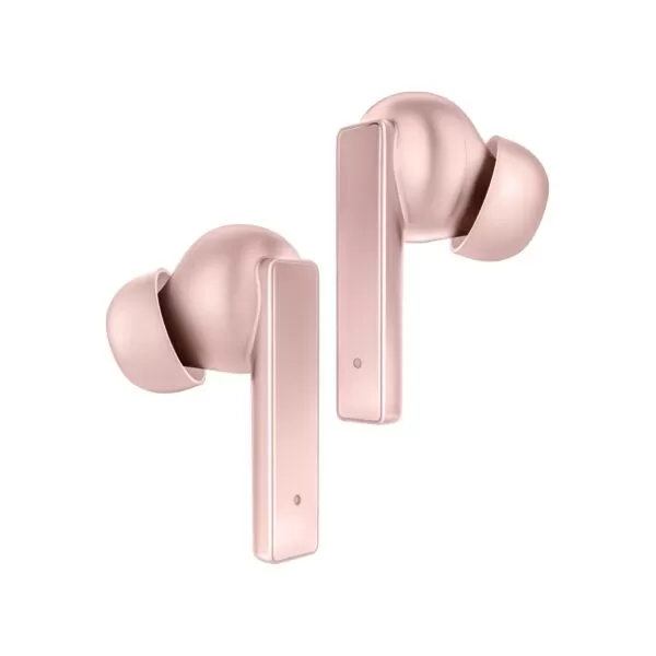 Burtone Bluetooth Wireless Metal Series Audio Universal Earphones Pink Earbuds