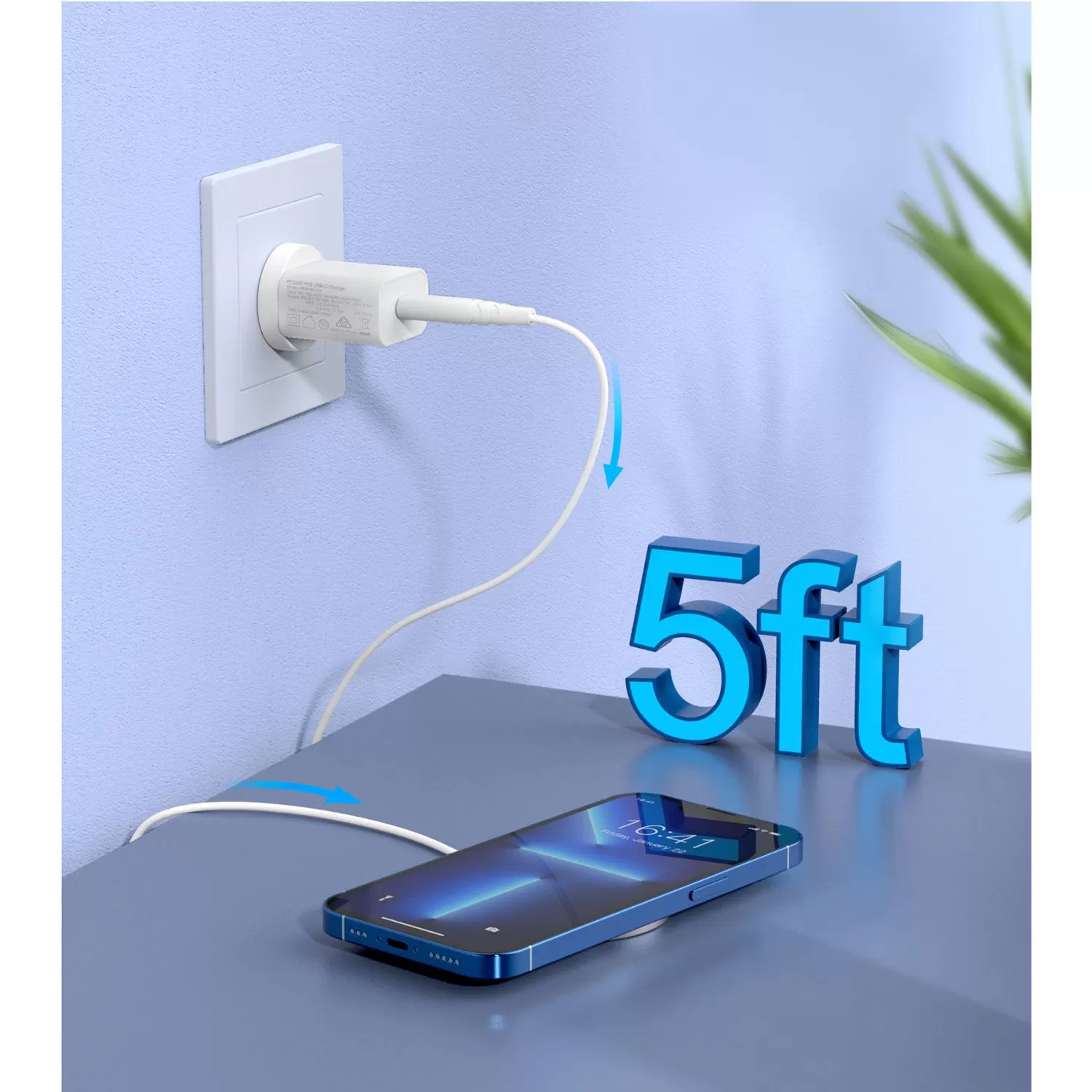 Choetech 15W Magnetic Wireless Charging Pad - Rose Gold - Image 4