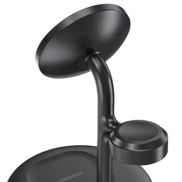 Choetech 15W Fast Wireless Charger - Magnetic Charging Stand - Image 2