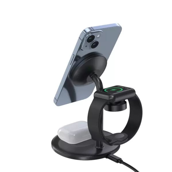 Choetech 15W Fast Wireless Charger - Magnetic Charging Stand - Image 5