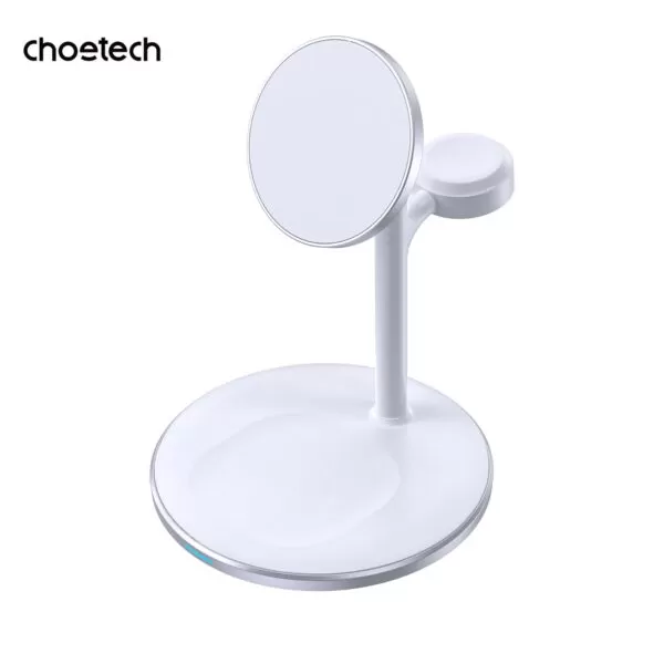 Choetech 15W Fast Wireless Charger - Charging Stand - White