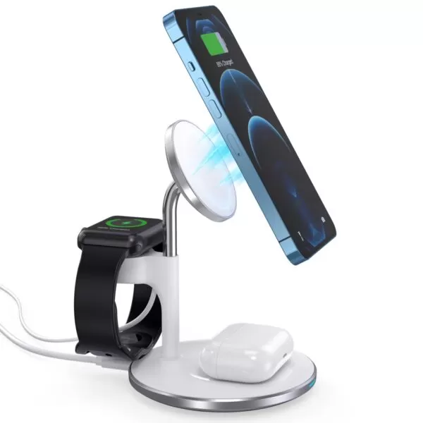 Choetech 15W Fast Wireless Charger - Charging Stand - Image 2