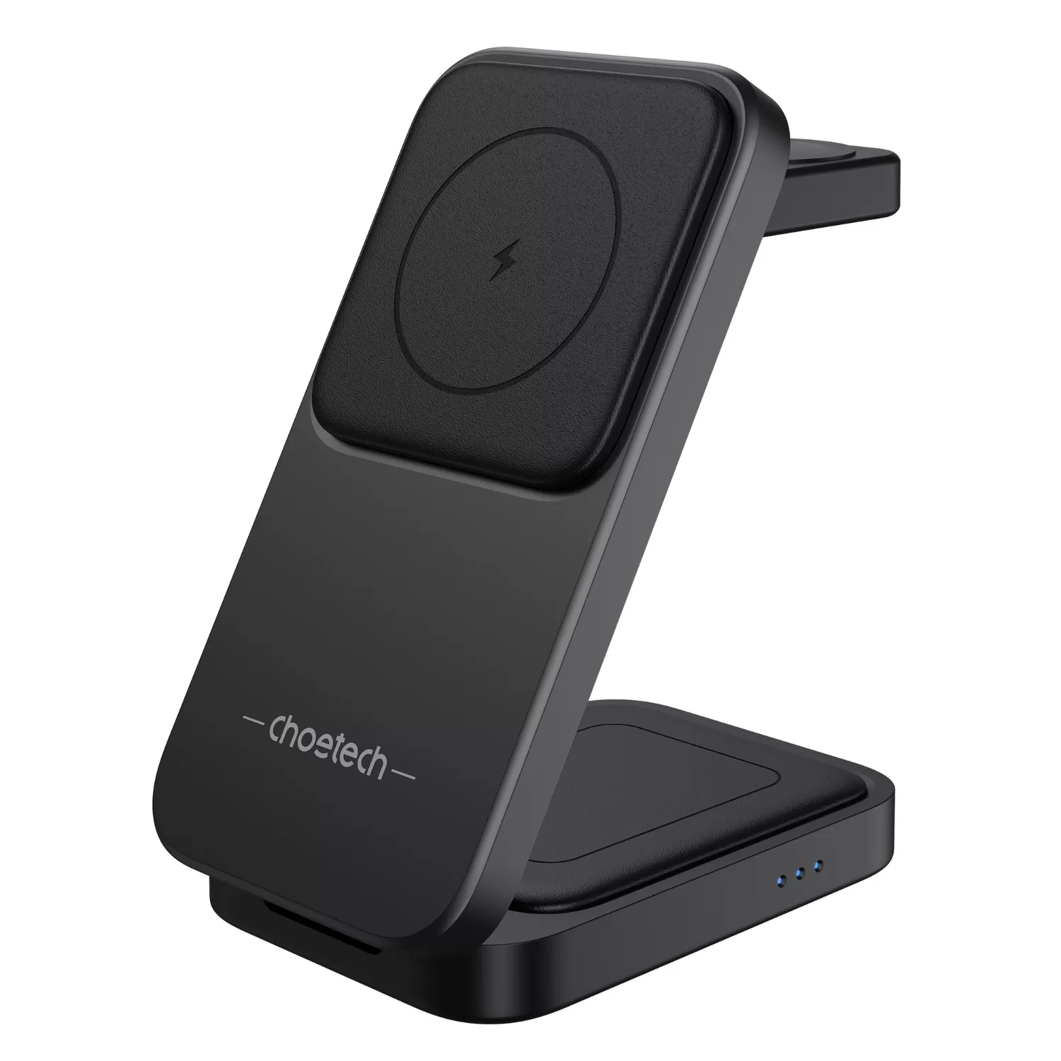 Choetech 15W 3-in-1 Magnetic Wireless Charger - Black