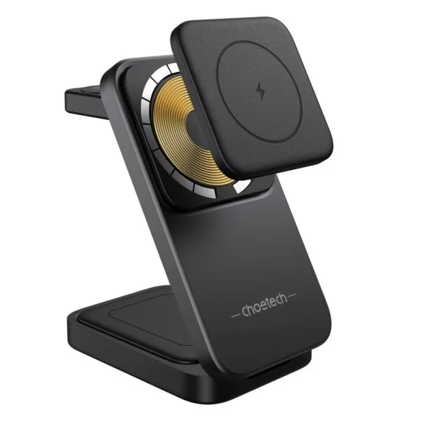 Choetech 15W Wireless Charger - 3 in 1 Magnetic Charging Stand - Image 3