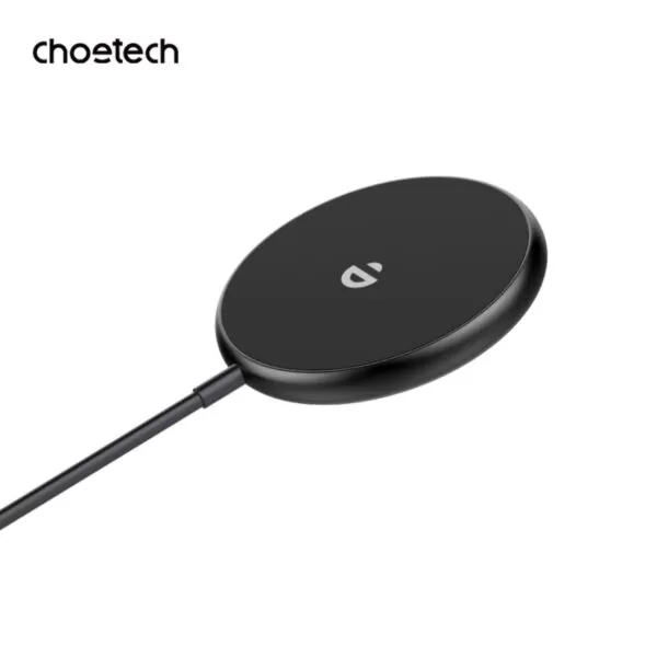 Choetech 15W Fast Wireless Charger With Stand - Black - Image 2