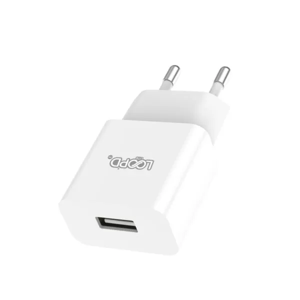 LOOPD LITE 5W Wall Charger - Charging Adapter 1 Port White - Image 2