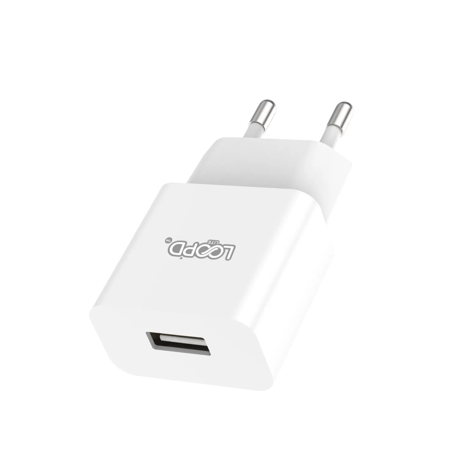 5W Loopd LITE Wall Charger – 1-Port White - Image 2