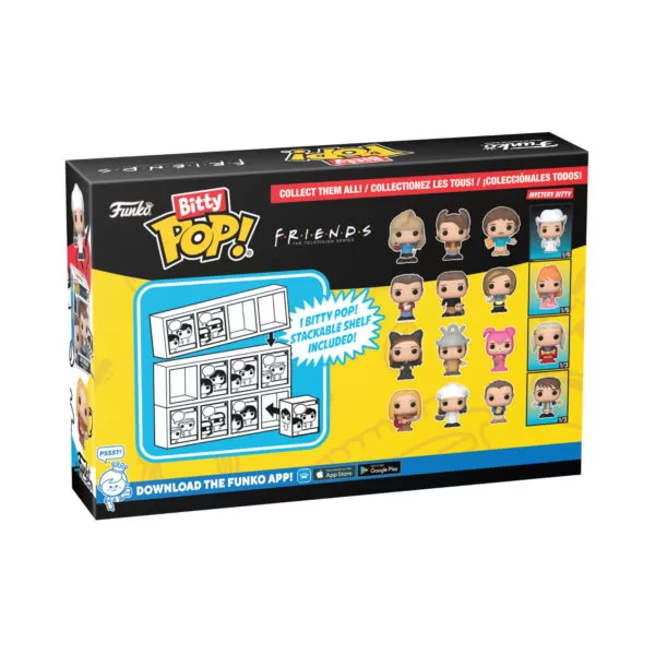 Friends Funko Bitty Pop - 4 Pack Series 3 - Image 3