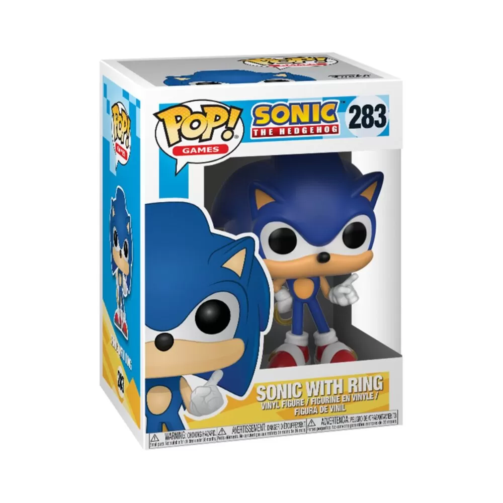 Sonic with Ring – Sonic the Hedgehog Funko Pop Vinyl Figure #283