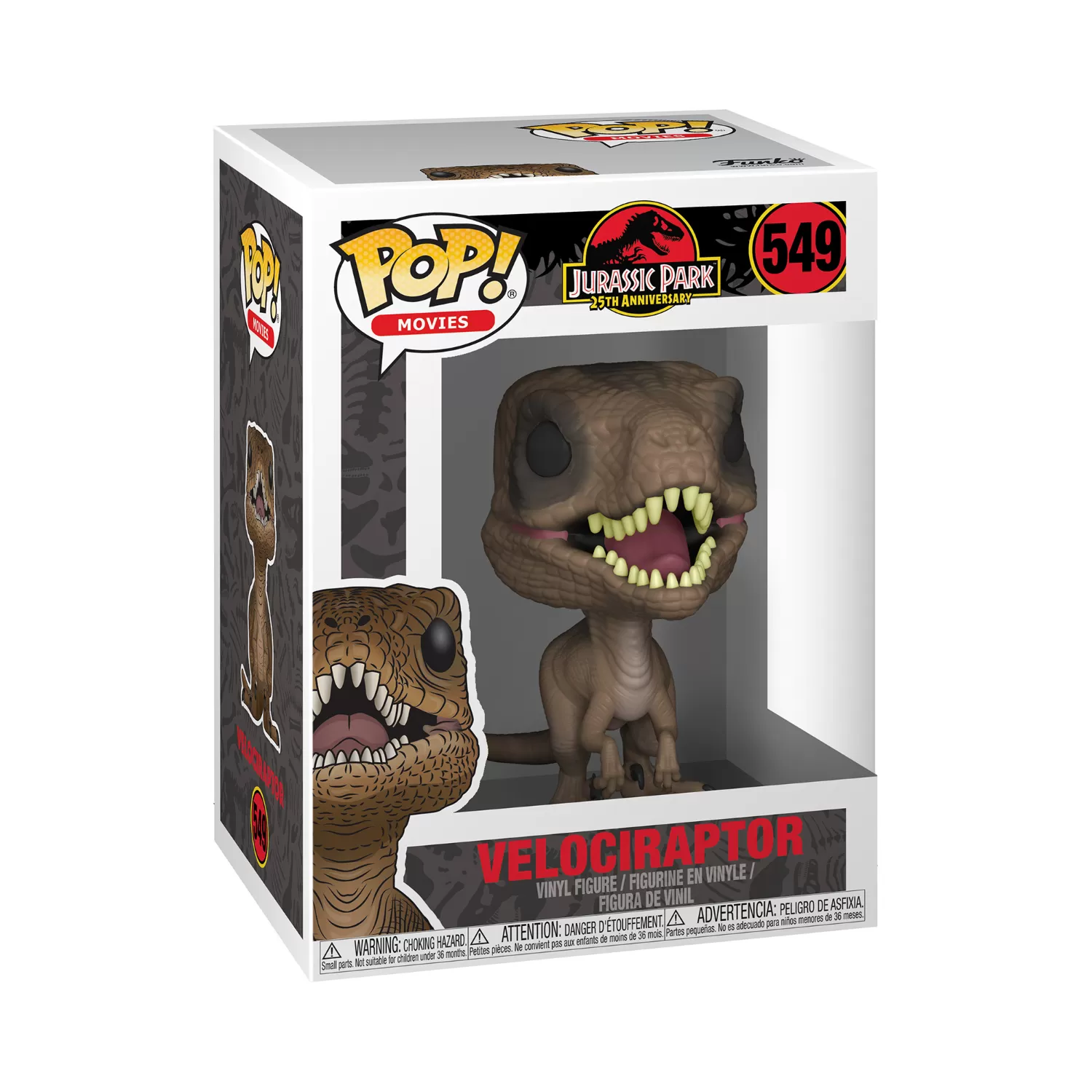 Velociraptor - Jurassic Park Funko Pop Vinyl Figure #549