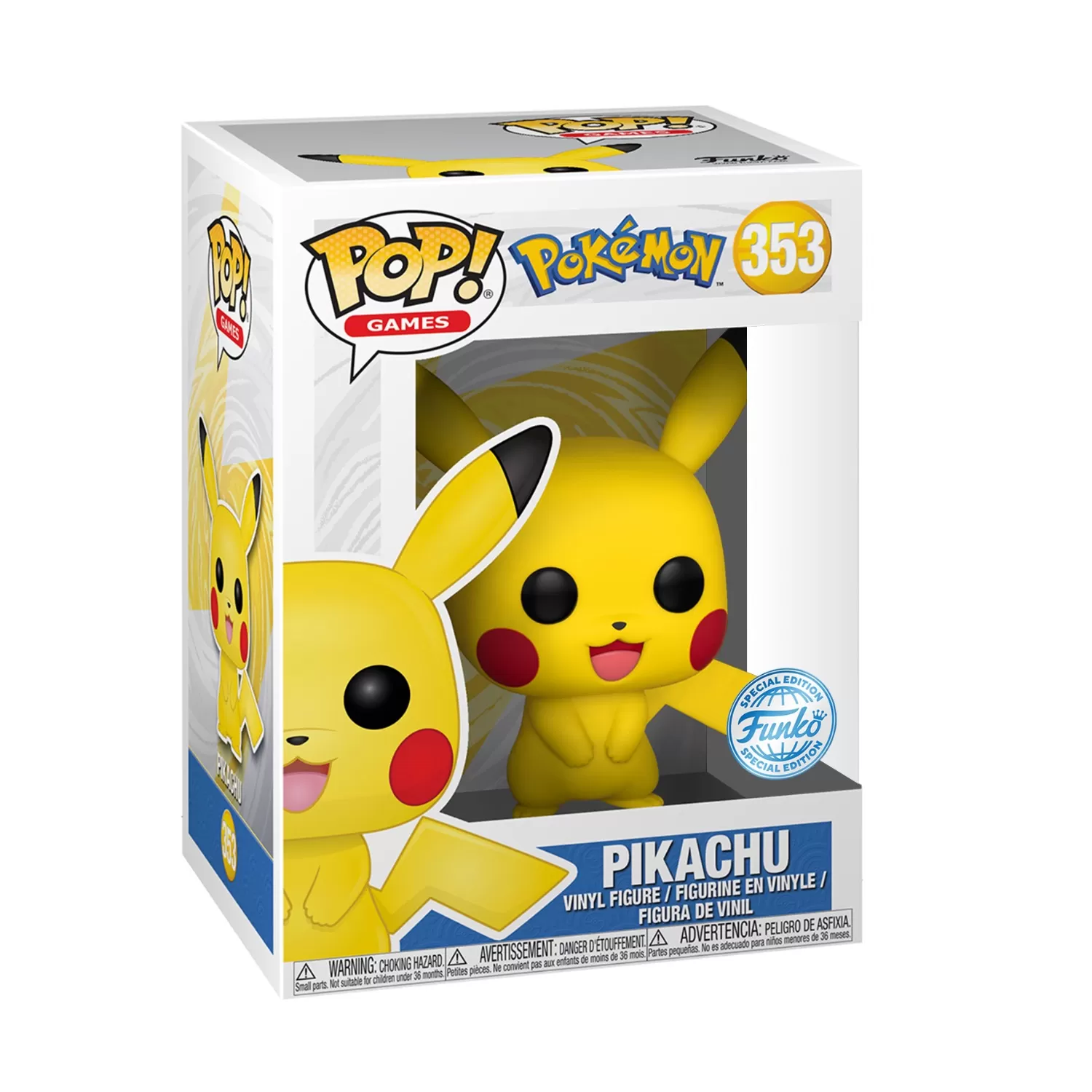 Pikachu - Pokémon Funko Pop Special Edition Vinyl Figure #353