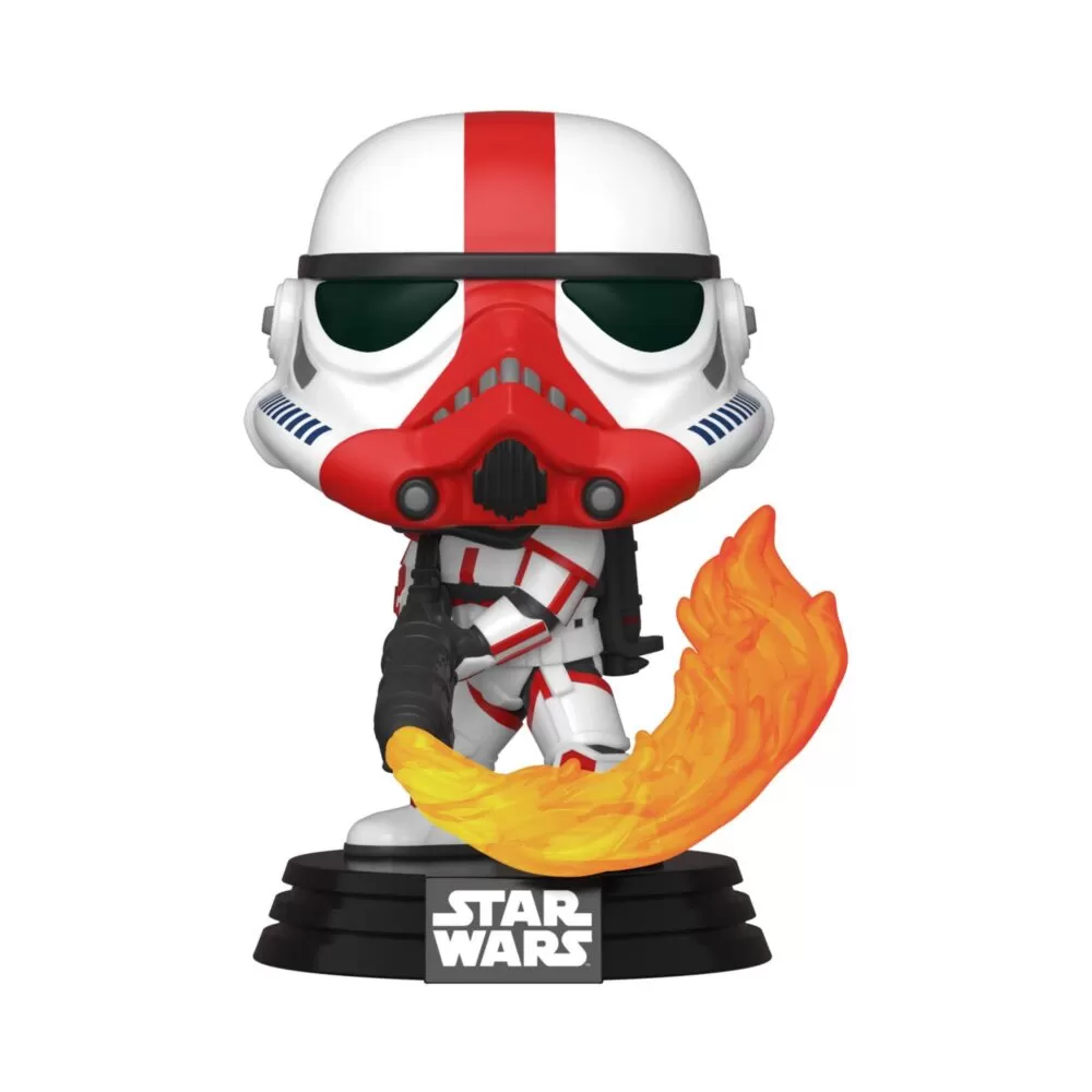 Funko POP Bobble Head Star Wars The Mandalorian Collectible featuring Incinerator Stormtrooper