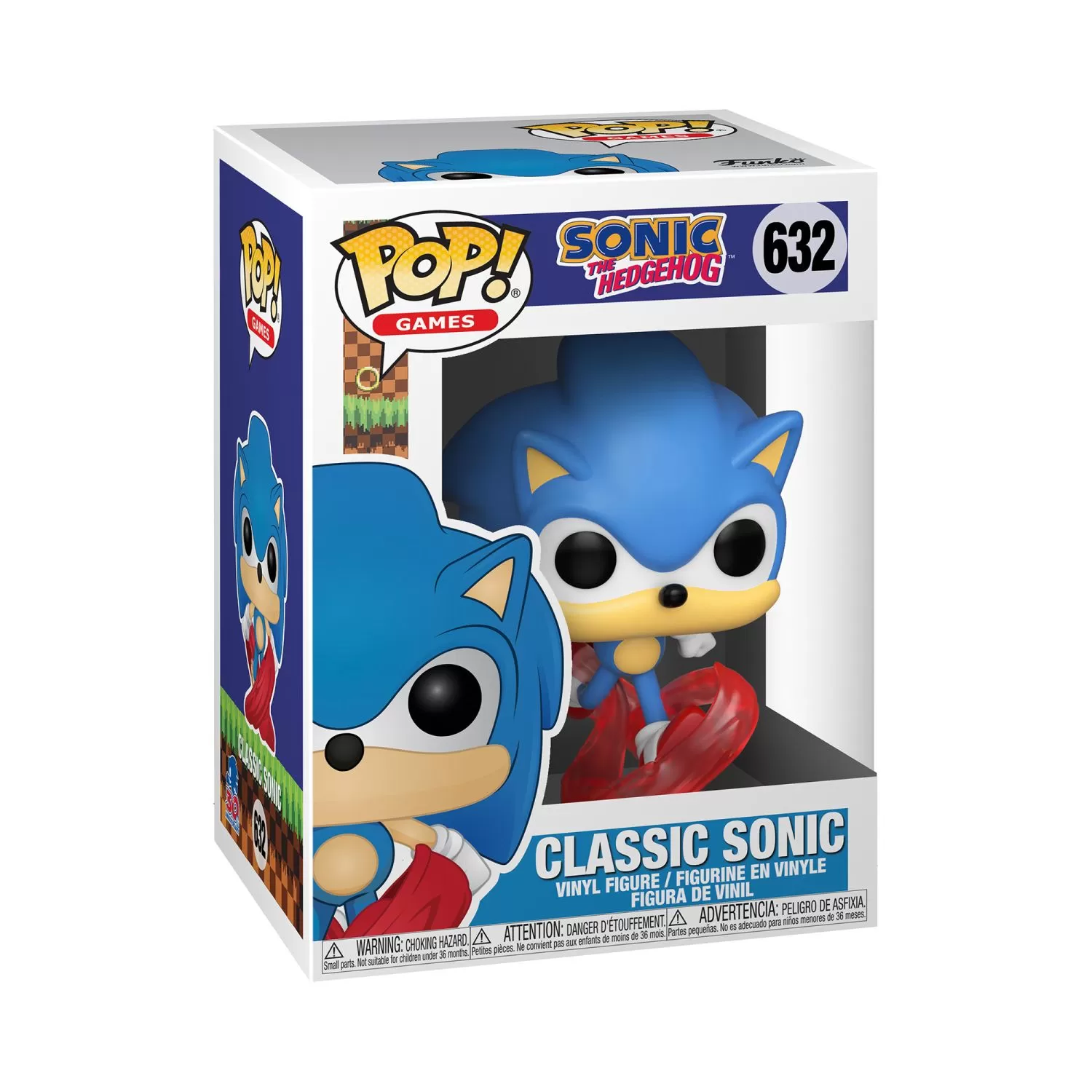 Classic Sonic – Sonic the Hedgehog Funko Pop Vinyl Figure #632