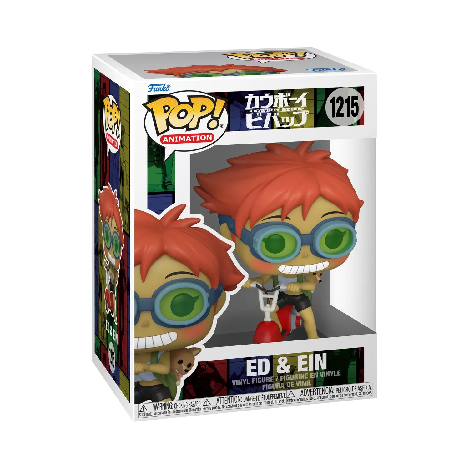 Ed & Ein - Cowboy Bebop Funko Pop Vinyl Figure #1215 - Image 2