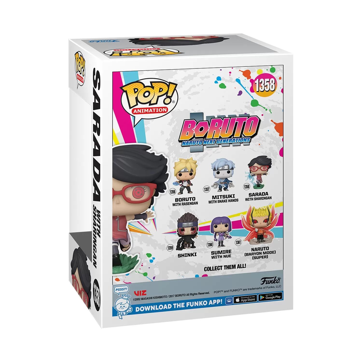 Sarada - Boruto: Naruto Next Generations Funko Pop Vinyl Figure #1358 - Image 3