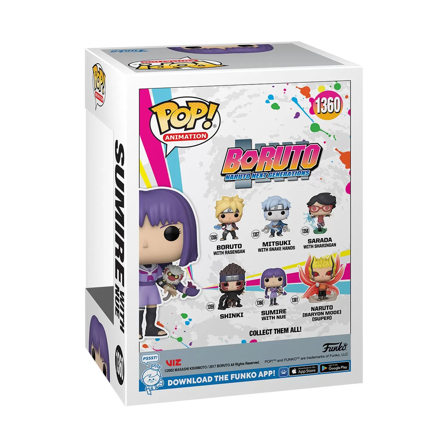 Sumire - Boruto: Naruto Next Generations Funko Pop Vinyl Figure #1360 - Image 2