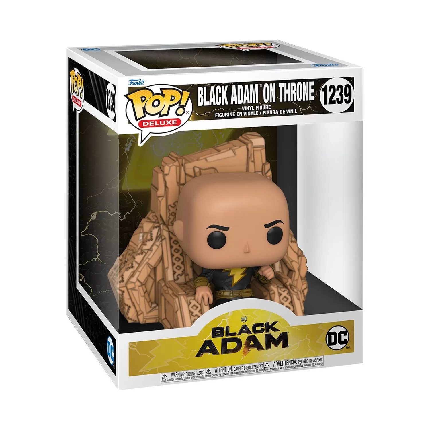 Black Adam on Throne - Funko Pop Deluxe Vinyl Figure #1239
