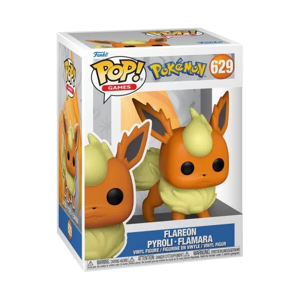 Funko POP Vinyl Figure Games Collectible featuring Flareon Pyroli Flamara from Pokemon