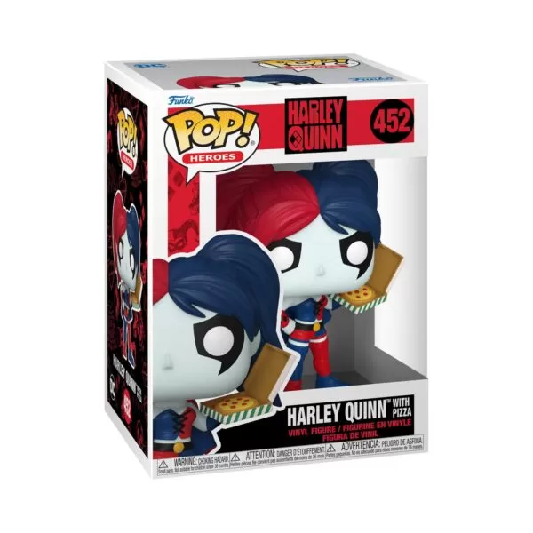 Harley Quinn With Pizza - Funko Pop Vinyl Figure 452