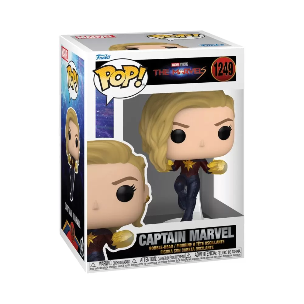 Captain Marvel – The Marvels Funko Pop Bobblehead Vinyl Figure #1249