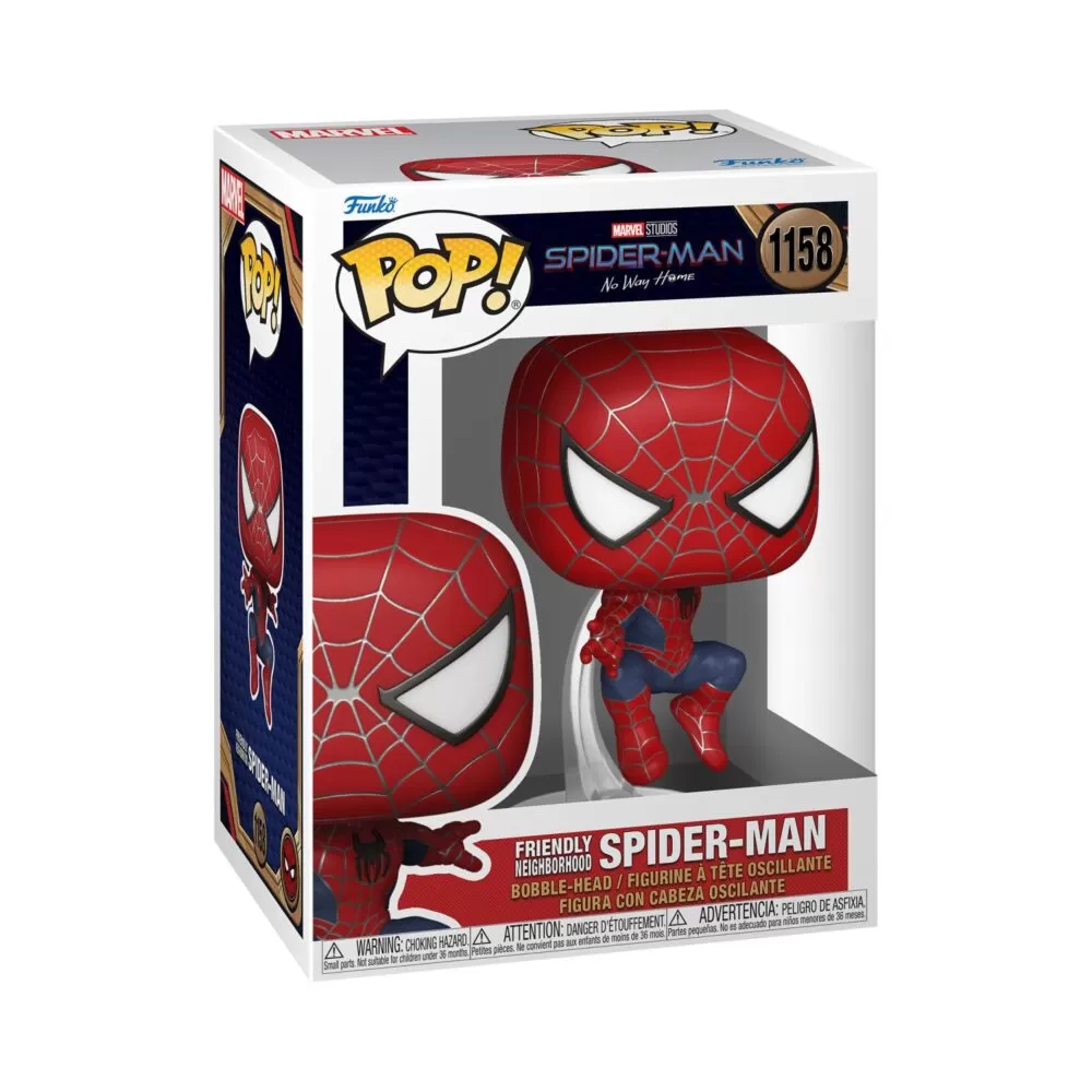 Friendly Neighborhood Spider-Man: No Way Home Funko Pop Bobblehead Figure #1158