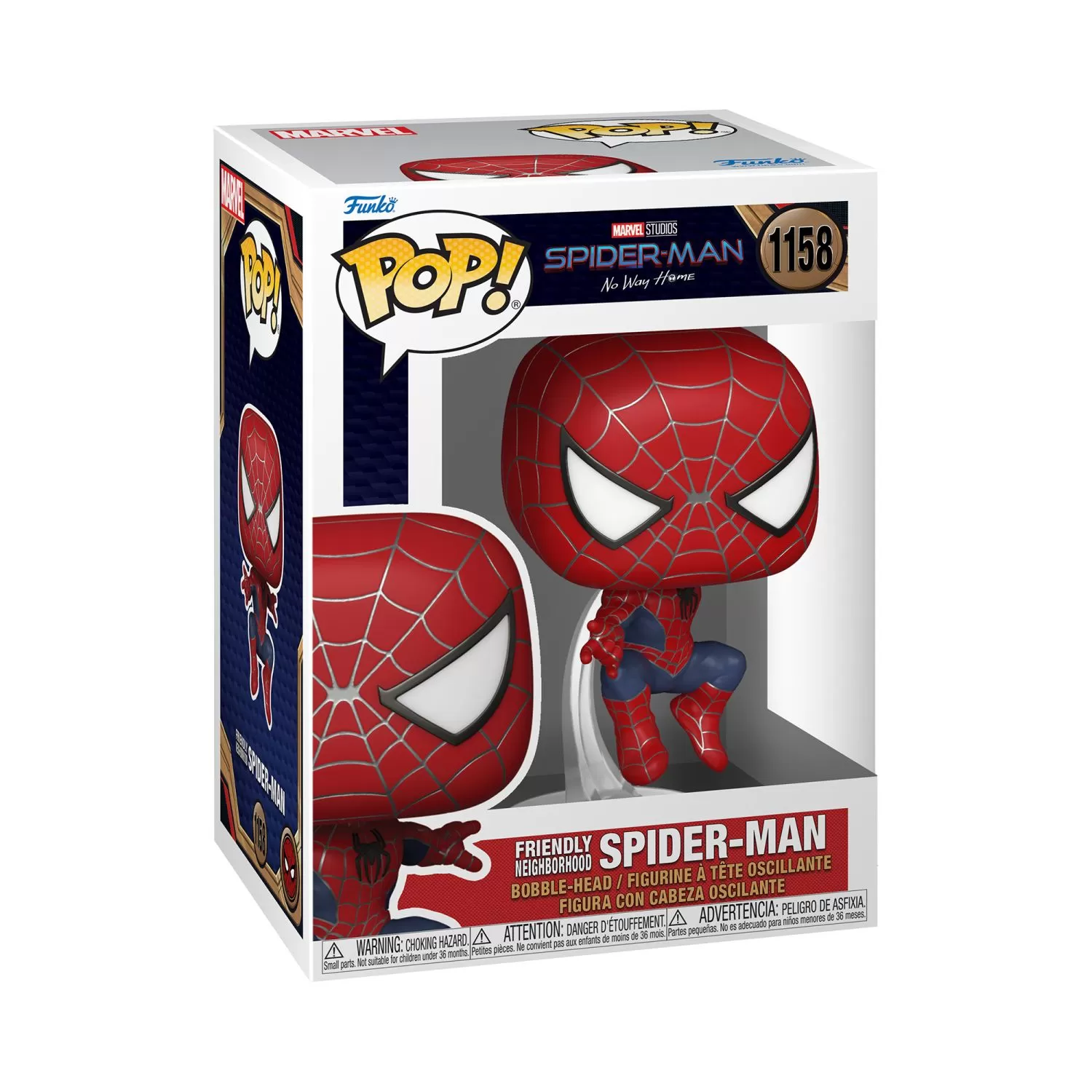 Friendly Neighborhood Spider-Man: No Way Home Funko Pop Bobblehead Figure #1158