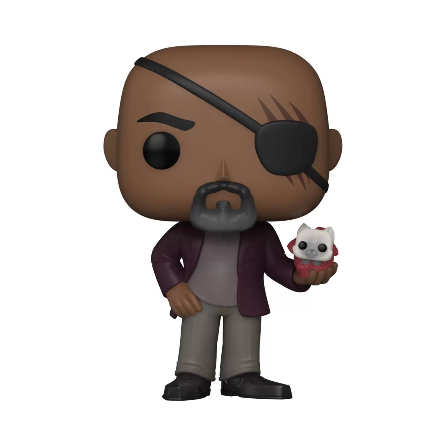Nick Fury – The Marvels Funko Pop Bobblehead Vinyl Figure #1253 - Image 2