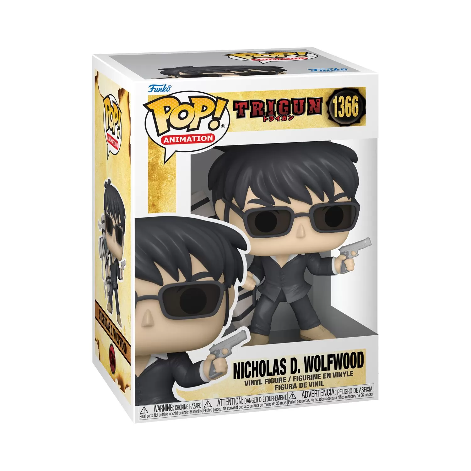 Nicholas D. Wolfwood - Trigun Funko Pop Vinyl Figure #1366