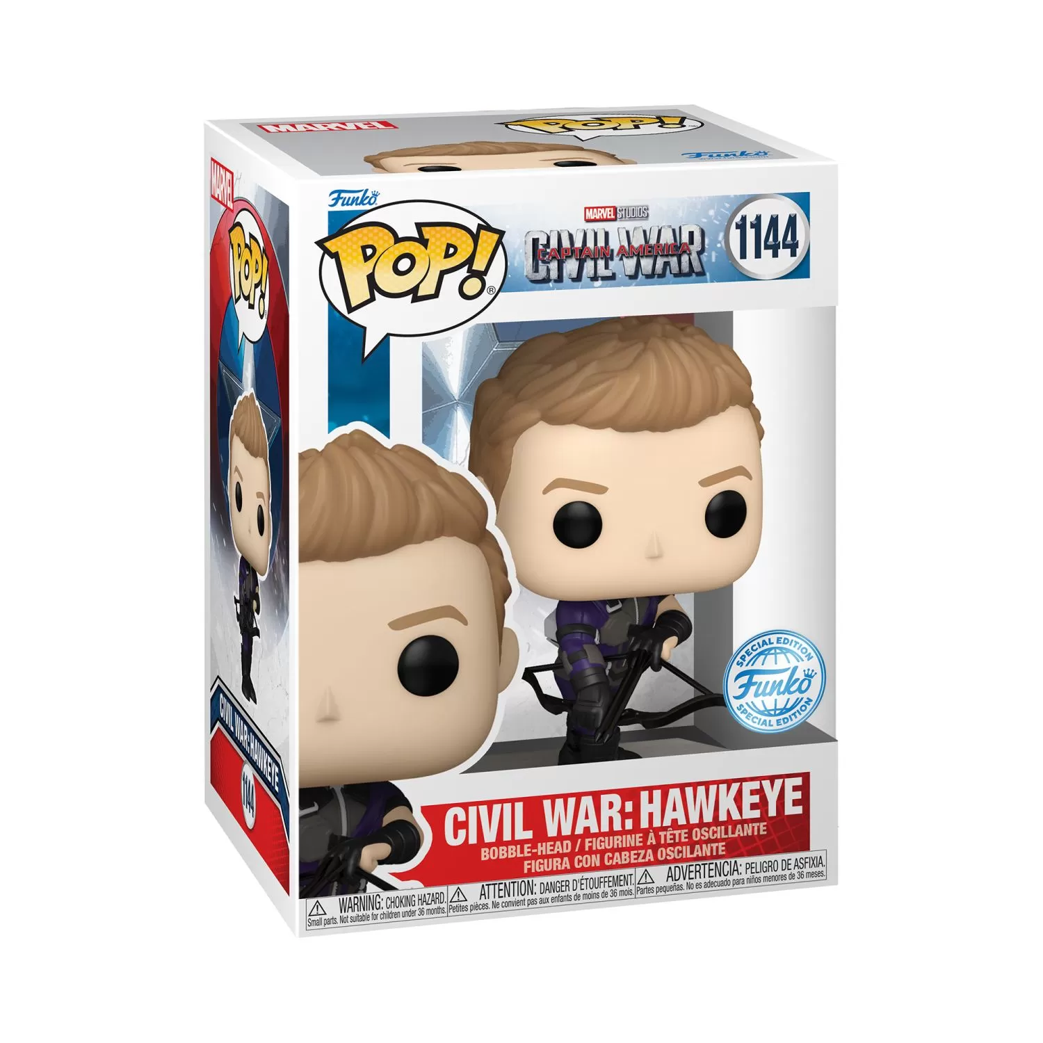 Hawkeye - Captain America Civil War Funko Pop Bobblehead Figure – Special Edition #1144