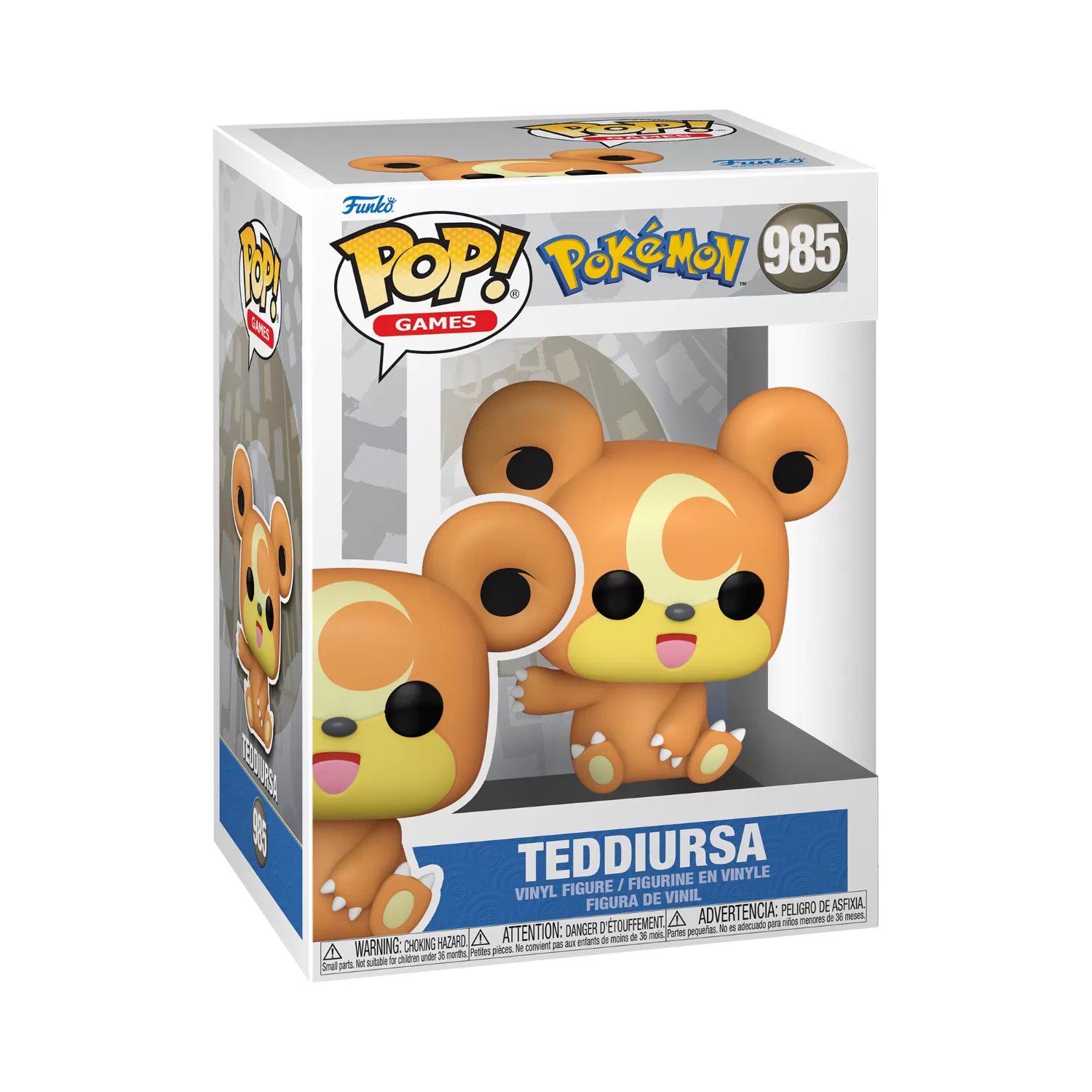 Teddiursa - Pokémon Funko Pop Vinyl Figure #985