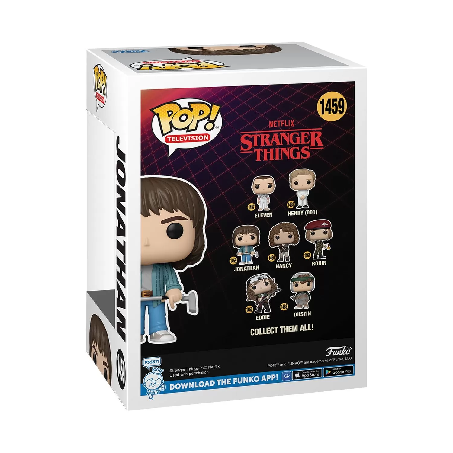 Jonathan - Stranger Things Funko Pop Vinyl Figure #1459 - Image 2