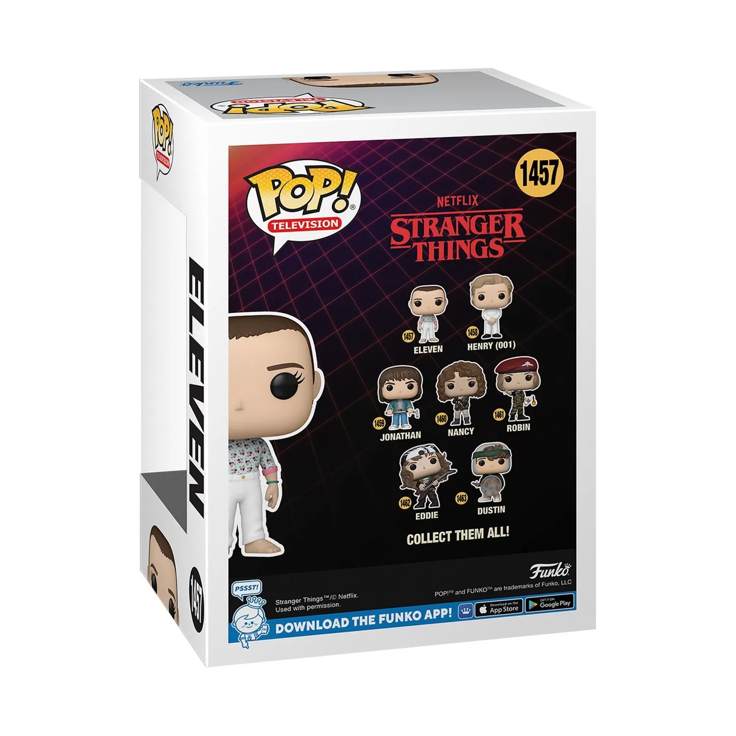 Eleven - Netflix Stranger Things Funko Pop Vinyl Figure #1457 - Image 2